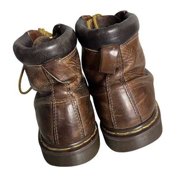 DR MARTENS Brown Boots Made In England 6 Hole Fits Mens 12.5 VINTAGE main image 6